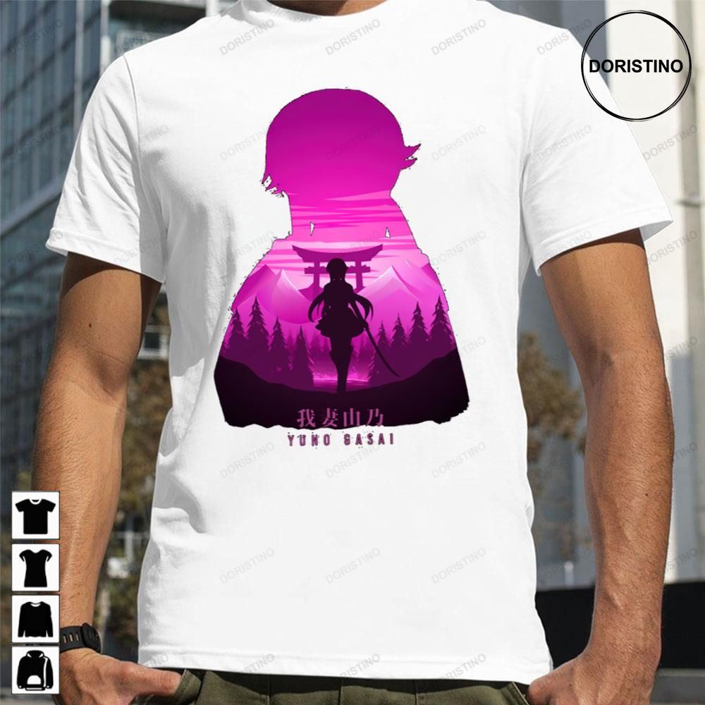 Pink Art Yuno Gasai Mirai Nikki Awesome Shirts